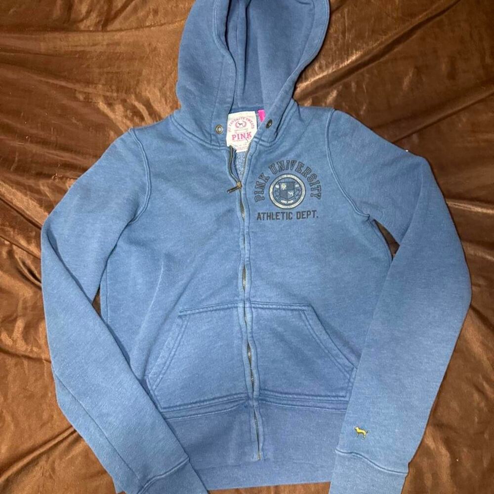 Victoria secret pink vintage 2000s zip up